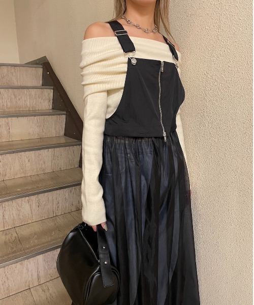 AIC.（エーアイシー）の「シアードッキングロングワンピース（ワンピース・レディース・カーキ/ブラック・FREE）」の20枚目の写真