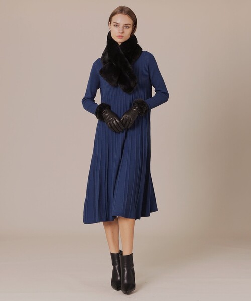 MACKINTOSH LONDON（マッキントッシュ ロンドン）の「ファーマフラー（マフラー・レディース・ブラック/ブラウン系その他4・FREE）」の3枚目の写真