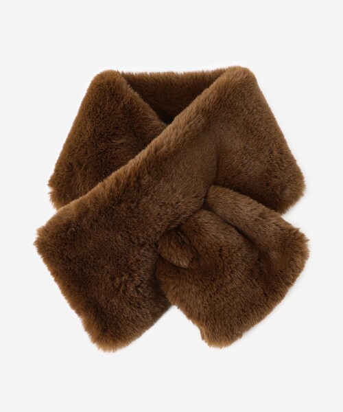 MACKINTOSH LONDON（マッキントッシュ ロンドン）の「ファーマフラー（マフラー・レディース・ブラック/ブラウン系その他4・FREE）」の7枚目の写真