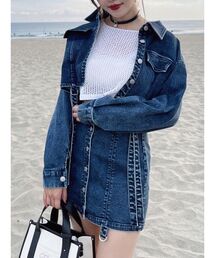 透かし編みニットTOP