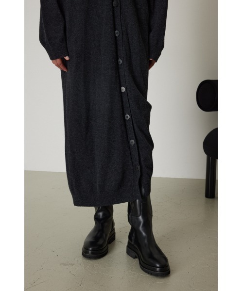 RIM.ARK リムアーク 24AW Vintage like long knit ヴィンテージライクロングニット 460HAL70-0371 ネイビー F ITHME7A3QEOK RIM.ARK - RIM.ARK リムアーク 24AW Vintage like long knit