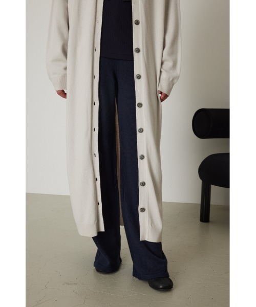 RIM.ARK（リムアーク）の「4way long knit CD 4wayロングニットカーディガン（ワンピース・レディース・ダークネイビー/チャコールグレー/ライトグレー/ダークグリーン・36/38）」の12枚目の写真