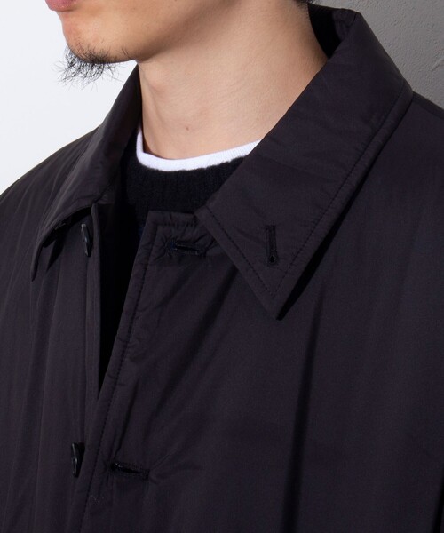 GLOSTER（グロスター）の「【GLOSTER/グロスター】SORONA 中綿ステンカラーコート（ステンカラーコート・メンズ・ブラック/チャコールグレー・S/M/L）」の9枚目の写真