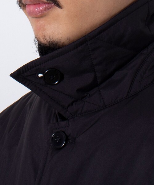 GLOSTER（グロスター）の「【GLOSTER/グロスター】SORONA 中綿ステンカラーコート（ステンカラーコート・メンズ・ブラック/チャコールグレー・S/M/L）」の17枚目の写真
