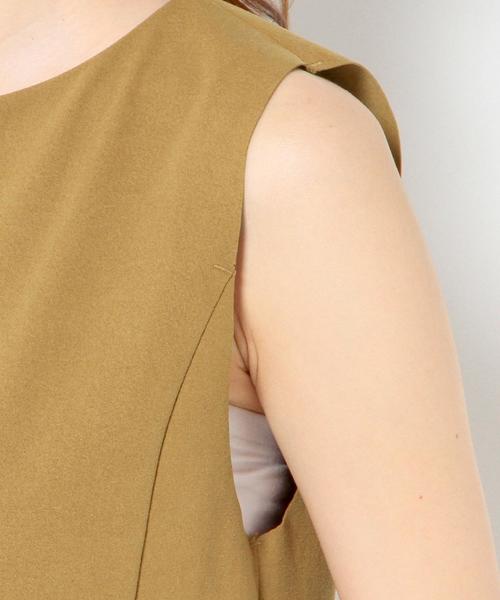 Another Edition(アナザーエディション)の「フェイクスウェードノースリーブ(ベージュ)/AEBC FAKE SUEDE NSL BGE(シャツ/ブラウス・レディース・ベージュ・フリー)」の7枚目の写真