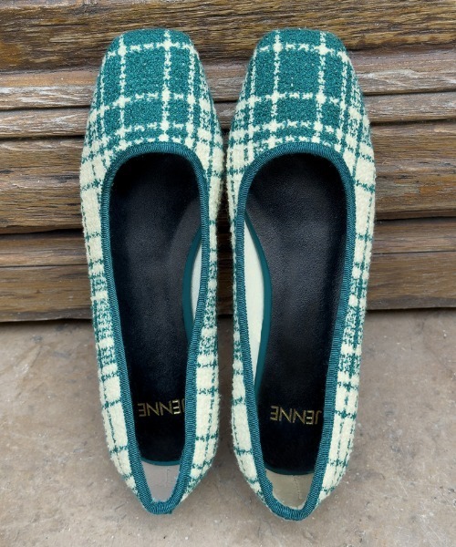 【セール】JENNEツイードバレエ（バレエシューズ）｜JENNE（ジェンヌ）