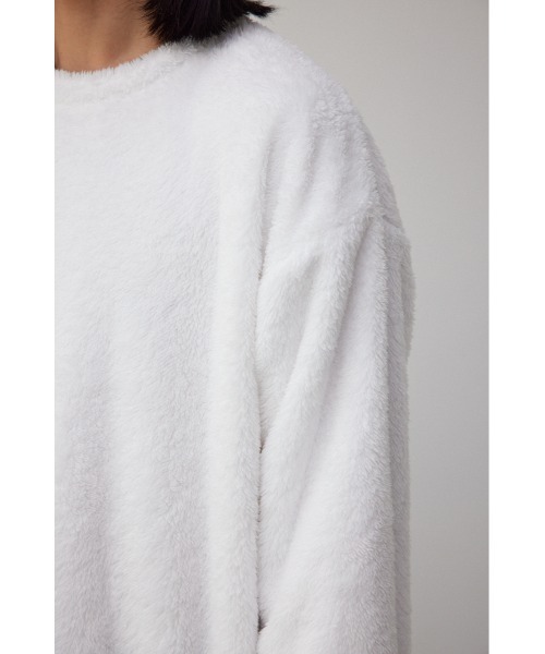 AZUL by moussy（アズールバイマウジー）の「フェイクレイヤードボアトップス（スウェット・メンズ・ライトカーキ/オフホワイト/ブラック・LARGE/MEDIUM）」の11枚目の写真