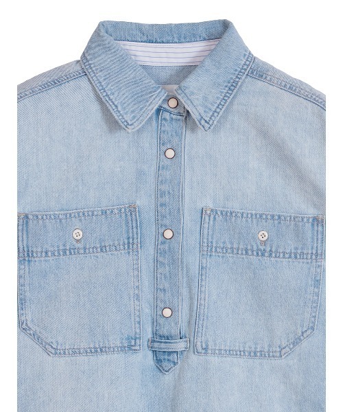 Ameri（アメリ）の「DENIM SKIPPER SHIRT（シャツ/ブラウス）」 - WEAR