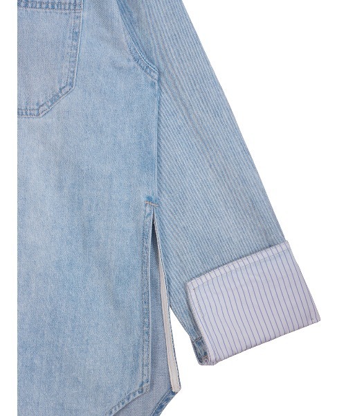 Ameri（アメリ）の「DENIM SKIPPER SHIRT（シャツ/ブラウス）」 - WEAR