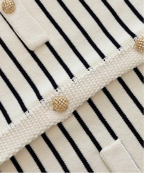 RANDA（ランダ）の「ジャケットライクニットカーディガン（カーディガン/ボレロ・レディース・ベージュ/ホワイト/ホワイト系その他・FREE）」の14枚目の写真