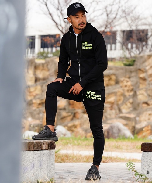 adamsJUGGLER（アダムスジャグラー）の「ネオンRスウェットパンツ