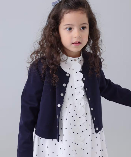 《追加》【BASIC】エトワールスナップカーディガン(80cm-150cm)（カーディガン/ボレロ）｜IENA ENFANT（イエナアンファン）