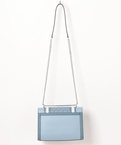 MICHAEL KORS(マイケルコース)の「WHITNEY カラーブロック フラップ チェーン ショルダー ミディアム(ショルダーバッグ・レディース・ブルー系その他・FREE)」の2枚目の写真