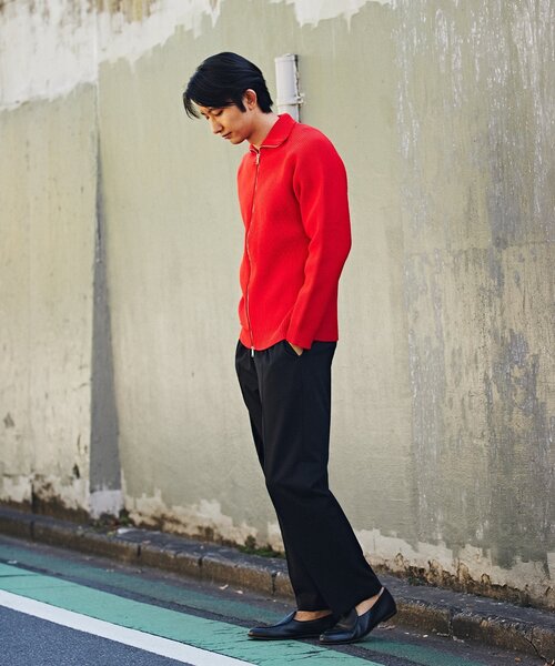 EDIFICE（エディフィス）の「《再入荷》スポンディッシュ ドライバーズニット（ニット/セーター・メンズ・ブラック/レッド/ライトグレー・MEDIUM/LARGE）」の22枚目の写真