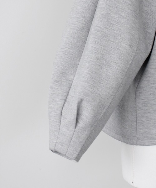 ELFRANK(エルフランク)の「ダンボールニットボリューム袖プルオーバー(Tシャツ/カットソー・レディース・オフホワイト/グレー/ブラック・FREE)」の5枚目の写真