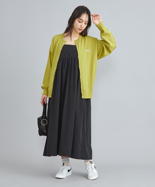 PENNEYS（ぺニーズ）の「PENNEYS（ぺニーズ）別注天竺ニットスナップカーディガン（カーディガン/ボレロ・レディース・オフホワイト/ライム/オレンジ/その他1/ロイヤルブルー・M/L）」の16枚目の写真
