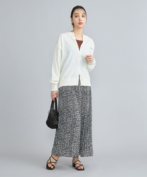 PENNEYS（ぺニーズ）の「PENNEYS（ぺニーズ）別注天竺ニットスナップカーディガン（カーディガン/ボレロ・レディース・オフホワイト/ライム/オレンジ/その他1/ロイヤルブルー・M/L）」の20枚目の写真
