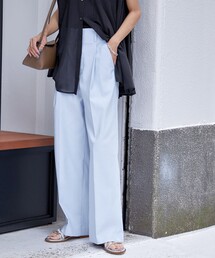 〈手洗い可能 〉ドライオックス フロント タック ストレート パンツ 25SS