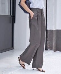 〈手洗い可能 〉ドライオックス フロント タック ストレート パンツ 25SS