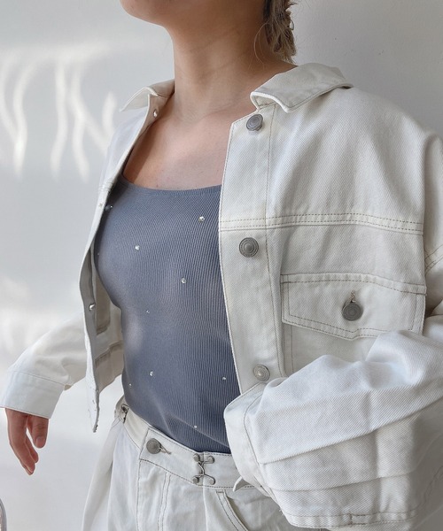 AS KNOW AS plus(アズノゥアズプラス)の「◎カップ付きアソートキャミソール(キャミソール・レディース・ブラック/オフホワイト/サックスブルー/ピンク系/ブラック系/アイボリー系/ホワイト系1/ブラック系1/ブラック系2/アイボリー系2/ピンク系1/シルバー/サックスブルー系/アイボリー系3・FREE)」の10枚目の写真