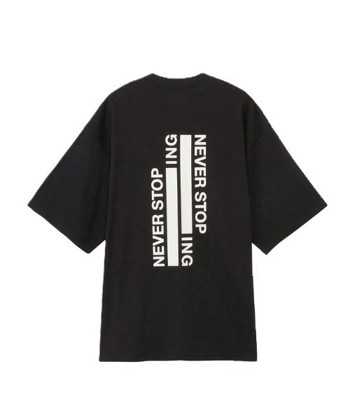 THE NORTH FACE(ザノースフェイス)の「【THE NORTH FACE】S/S NEVER STOP ING Tee(Tシャツ/カットソー・メンズ・ホワイト/ブラック/パープル・MEDIUM/LARGE/X-LARGE)」の2枚目の写真