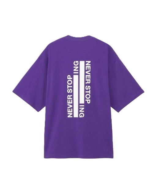 THE NORTH FACE(ザノースフェイス)の「【THE NORTH FACE】S/S NEVER STOP ING Tee(Tシャツ/カットソー・メンズ・ホワイト/ブラック/パープル・MEDIUM/LARGE/X-LARGE)」の12枚目の写真