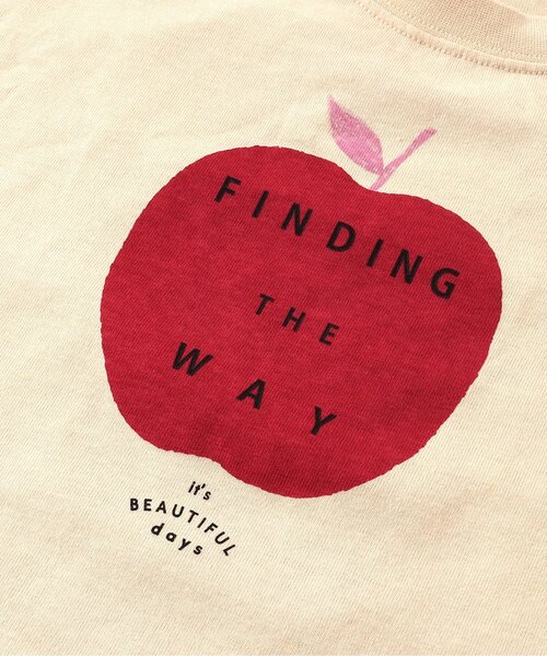 p.premier(ピードットプルミエ)の「グラフィックプリント ワイド半袖Tシャツ(Tシャツ/カットソー・キッズ・オフホワイト/ブラック/ベビーピンク・80/90/100/110/120/130/140)」の21枚目の写真