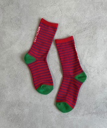 MARKEY'S | 【BOKU HA TANOSII】ボーダーソックス/23-25cm(ソックス/靴下)