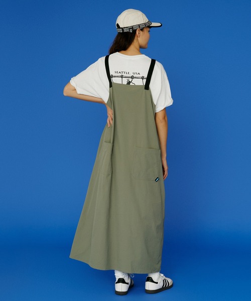 美品 KAVU カブー サロペット オールインワン カーキ M 美品 KAVU カブー サロペット オールインワン カーキ M