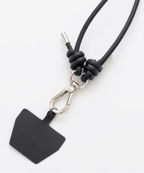 ITTI（イッチ）の「ITTI/イッチ/HERRIE PHONE STRING / STCOW ITTI-GOODS-059（スマホグッズ・メンズ・ブラック/アイボリー/グレー系その他3/グレー・F）」の6枚目の写真