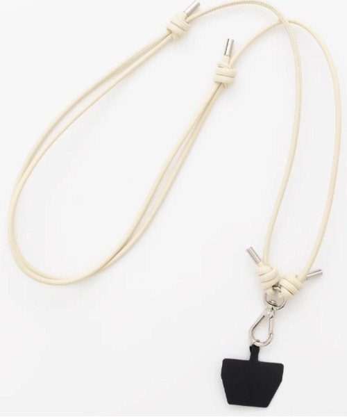 ITTI（イッチ）の「ITTI/イッチ/HERRIE PHONE STRING / STCOW ITTI-GOODS-059（スマホグッズ・メンズ・ブラック/アイボリー/グレー系その他3/グレー・F）」の8枚目の写真