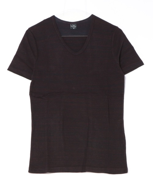 VIBGYOR(ヴィブジョー)の「メランジフライス Vネック 5分袖 & 半袖(Tシャツ/カットソー・メンズ・チャコールグレー/杢グレー/グレー系その他/ワイン/レッド系/ダークブルー/ブルー系その他・MEDIUM/LARGE)」の10枚目の写真