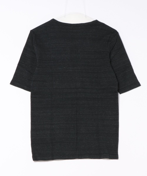VIBGYOR(ヴィブジョー)の「メランジフライス Vネック 5分袖 & 半袖(Tシャツ/カットソー・メンズ・チャコールグレー/杢グレー/グレー系その他/ワイン/レッド系/ダークブルー/ブルー系その他・MEDIUM/LARGE)」の12枚目の写真