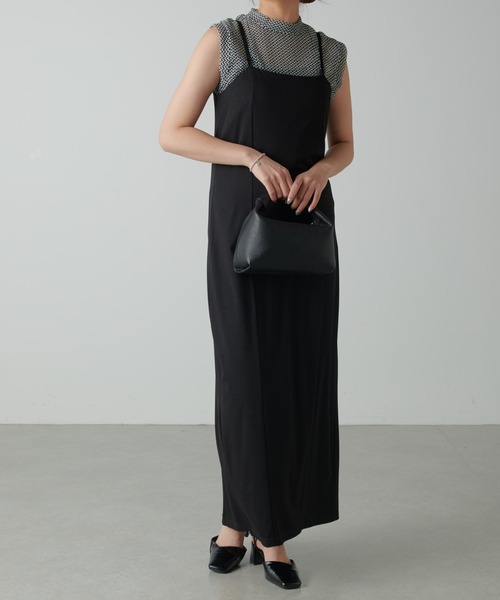 Lui's（ルイス）の「バイカラーメッシュタンクトップ（Tシャツ/カットソー・レディース・ブラック/ブラウン・FREE）」の20枚目の写真