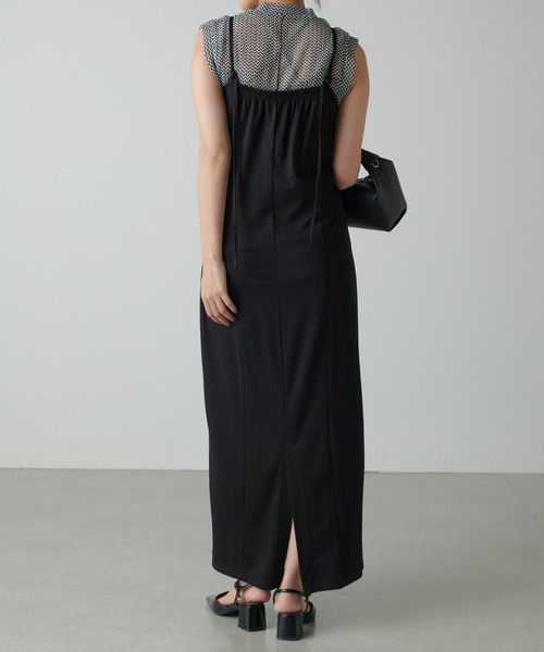 Lui's（ルイス）の「バイカラーメッシュタンクトップ（Tシャツ/カットソー・レディース・ブラック/ブラウン・FREE）」の21枚目の写真