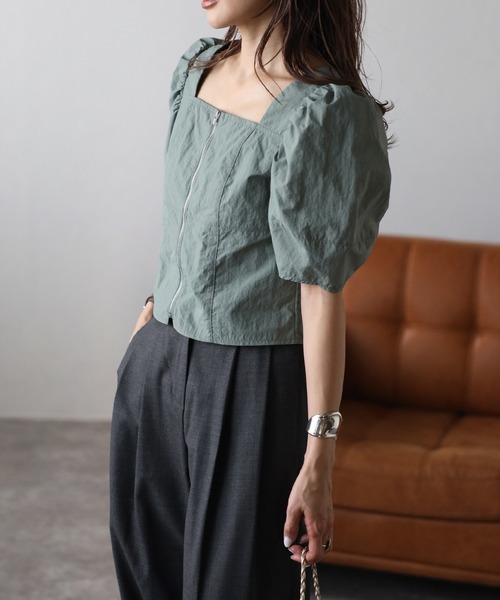 トップス Bonjour BONJOUR SAGAN | シルケットコットンボートネックTシャツ