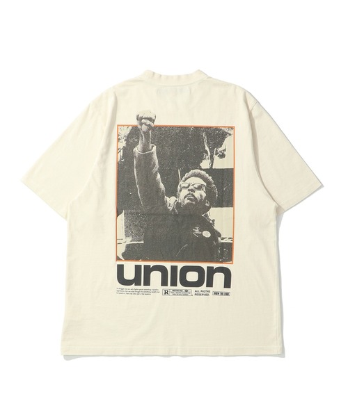 UNION(UNION TOKYO)(ユニオン)の「UNION TOKYO CINEMA TEE ユニオントーキョー Tシャツ(Tシャツ/カットソー・メンズ・ホワイト系その他/ブラック・MEDIUM/LARGE/X-LARGE/SMALL/XX-LARGE)」の2枚目の写真