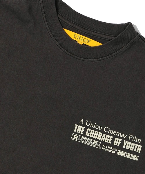 UNION(UNION TOKYO)(ユニオン)の「UNION TOKYO CINEMA TEE ユニオントーキョー Tシャツ(Tシャツ/カットソー・メンズ・ホワイト系その他/ブラック・MEDIUM/LARGE/X-LARGE/SMALL/XX-LARGE)」の4枚目の写真