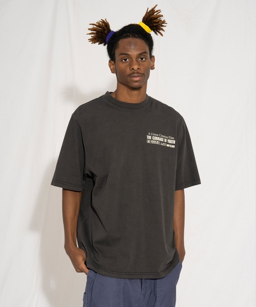 アンミヌ　UNMINOU　Tシャツ　カットソー UNION TOKYO CINEMA TEE ユニオントーキョー Tシャツ（Tシャツ