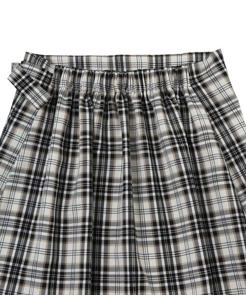 PUNYUS（プニュズ）の「サイドプリーツチェックミニスカート（スカート・レディース・ライトブラウン/ブラック・1/2/3/4）」の16枚目の写真