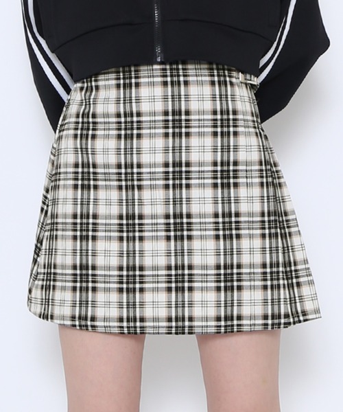 国内発送/ギフトOK☆Since Then☆フレンチ ミニスカート☆ 織布 100%コットン ミッドライズ ミニバブルスカート For