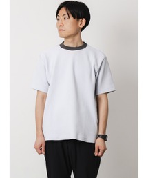 narifuri（ナリフリ）の「マルチワッフルクルーネックTシャツ（Tシャツ/カットソー）」