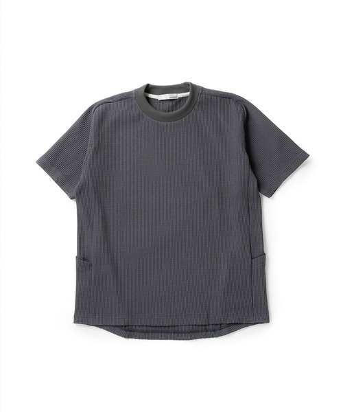 マルチワッフルクルーネックTシャツ（Tシャツ/カットソー