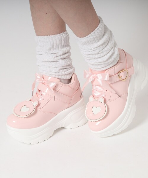 厚底クマさんスニーカー（スニーカー）｜cs T&P（シーエスティーアンドピー）