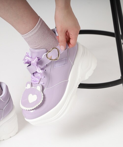 厚底クマさんスニーカー（スニーカー）｜cs T&P（シーエスティーアンドピー）