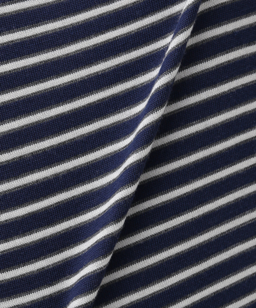 EDIFICE LA BOUCLE(エディフィスラブークル)の「【LA BOUCLE / ラブ―クル】ウォッシャブル ビッグ ニット Tシャツ(ニット/セーター・メンズ・ネイビー/ホワイト/サックスブルー・2/3)」の15枚目の写真