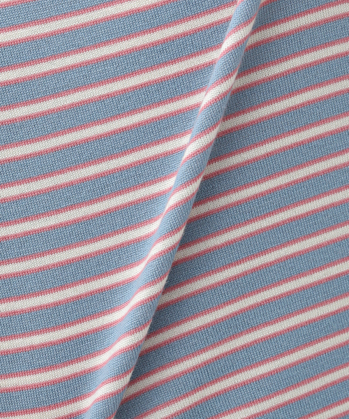 EDIFICE LA BOUCLE(エディフィスラブークル)の「【LA BOUCLE / ラブ―クル】ウォッシャブル ビッグ ニット Tシャツ(ニット/セーター・メンズ・ネイビー/ホワイト/サックスブルー・2/3)」の16枚目の写真