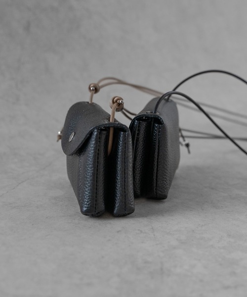 SHRINK LEATHER NECKWALLET（ポーチ）｜SENTI（センティ）