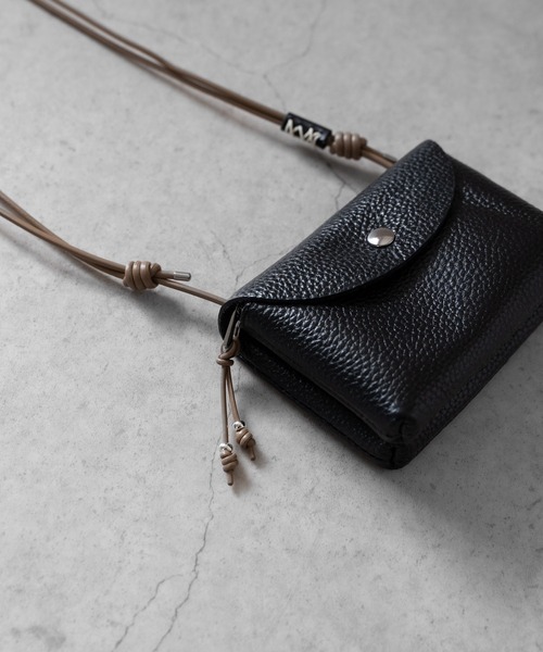SHRINK LEATHER NECKWALLET（ポーチ）｜SENTI（センティ）