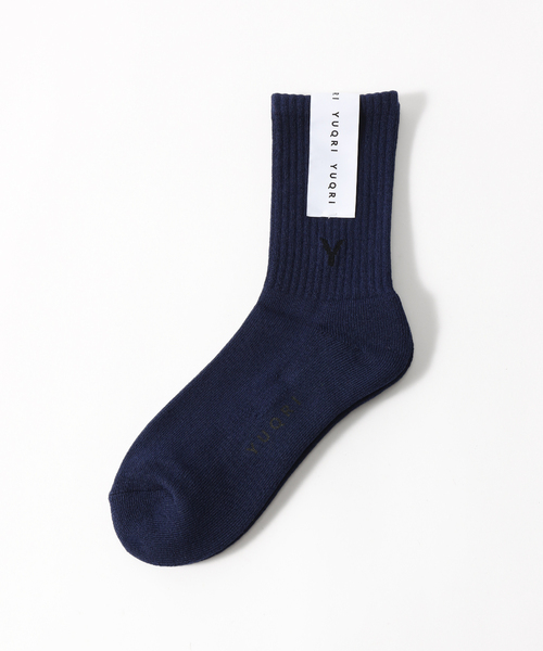 YUQRI（ユクリ）の「【YUQRI/ユクリ】 first step（ソックス/靴下・メンズ・チャコールグレー/ホワイト/ネイビー/ベージュ/レッド/ブラック/イエロー・FREE）」の5枚目の写真